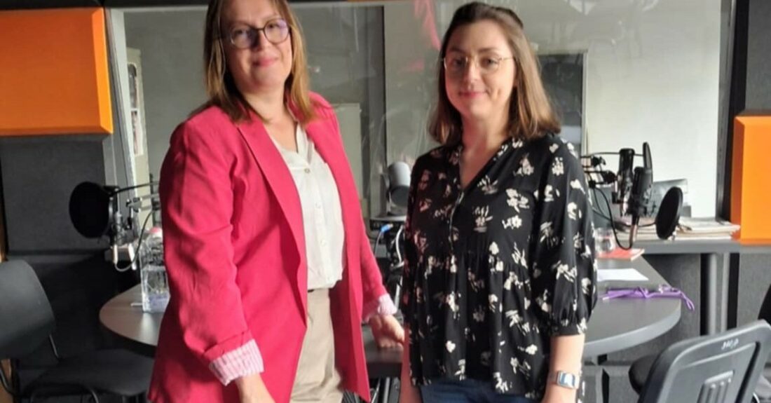 Dr Matylda Sęk-Iwanek i Weronika Cygan-Adamczyk