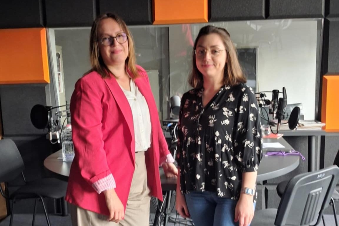 Dr Matylda Sęk-Iwanek i Weronika Cygan-Adamczyk