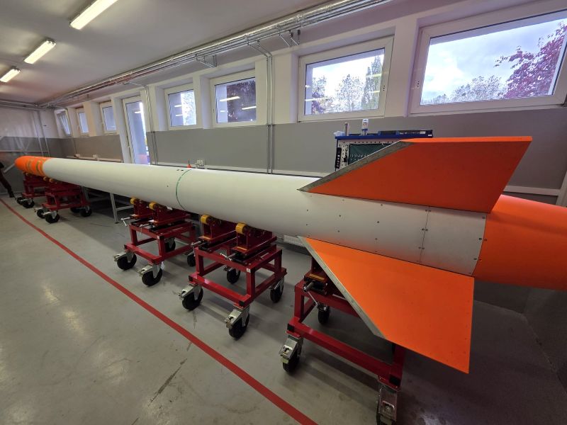 Rakieta PERUN, stworzona przez firmę SpaceForest | Fot. M. Wieroński