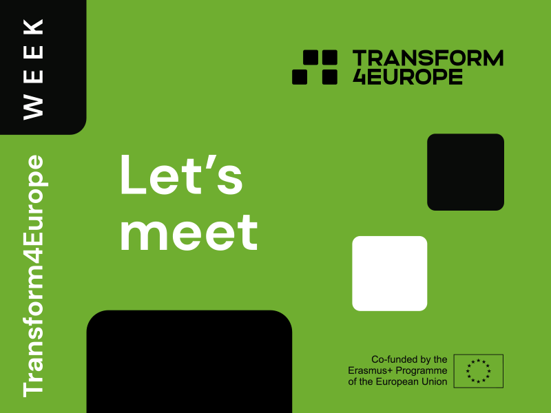 Grafika promująca Transform4Europe Week