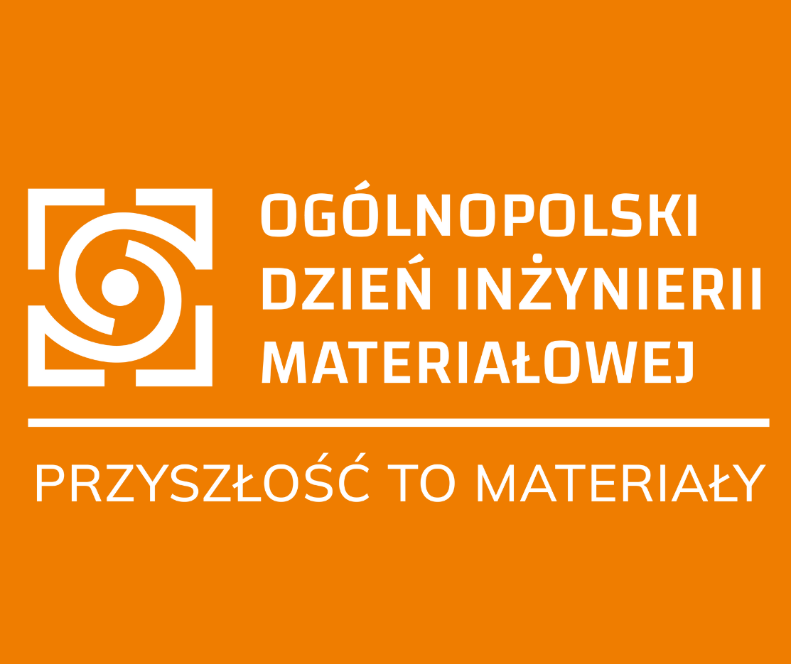napis Ogólnopolski dzień inżynierii materiałowej i logo