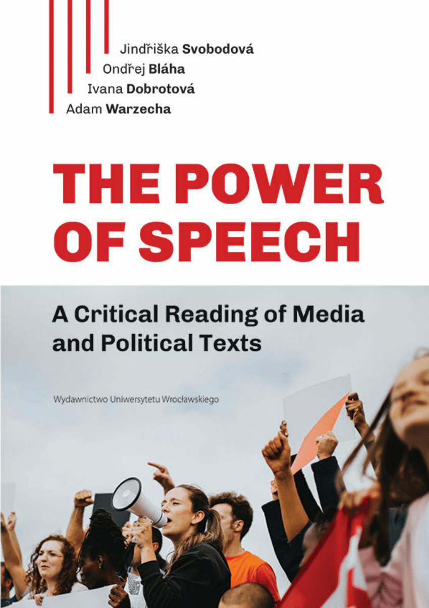 The Power of Speech: A Critical Reading of Media and Political Texts. - okładka