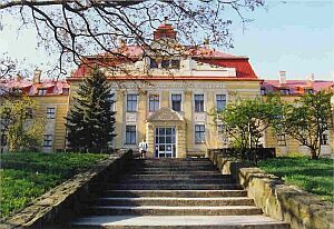 zdjęcie przedstawiające budynek wydziału UŚ w Cieszynie