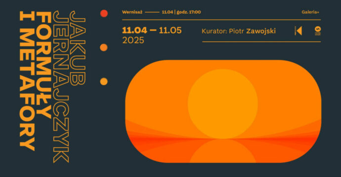 plakat wystawy Jakuba Jernajczyka