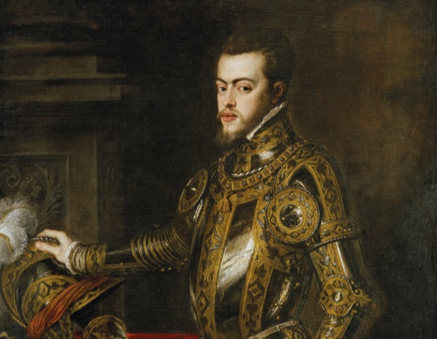 portret Filipa II Habsburga autorstwa Tycjana