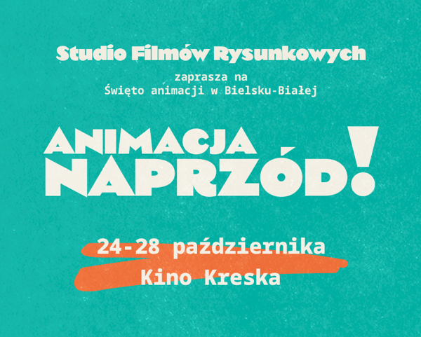 grafika wydarzenia ANIMACJA NAPRZÓD! w Bielsku-Białej