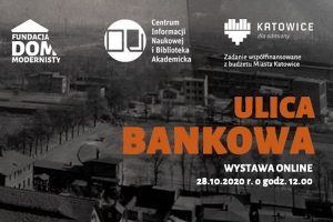 Plakat wystawy "Ulica Bankowa"