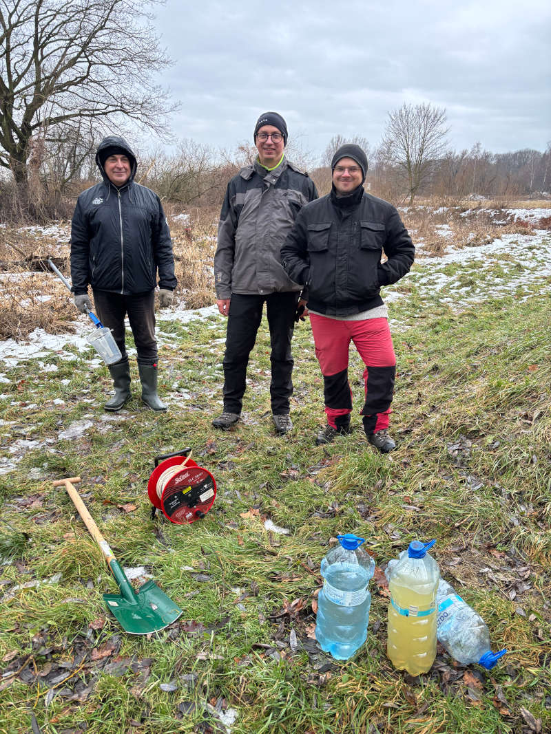 During the winter sampling During the winter sampling