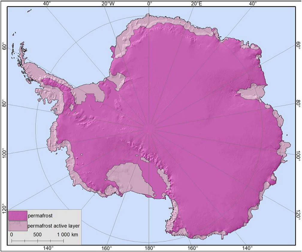 Antarktyda permafrost
