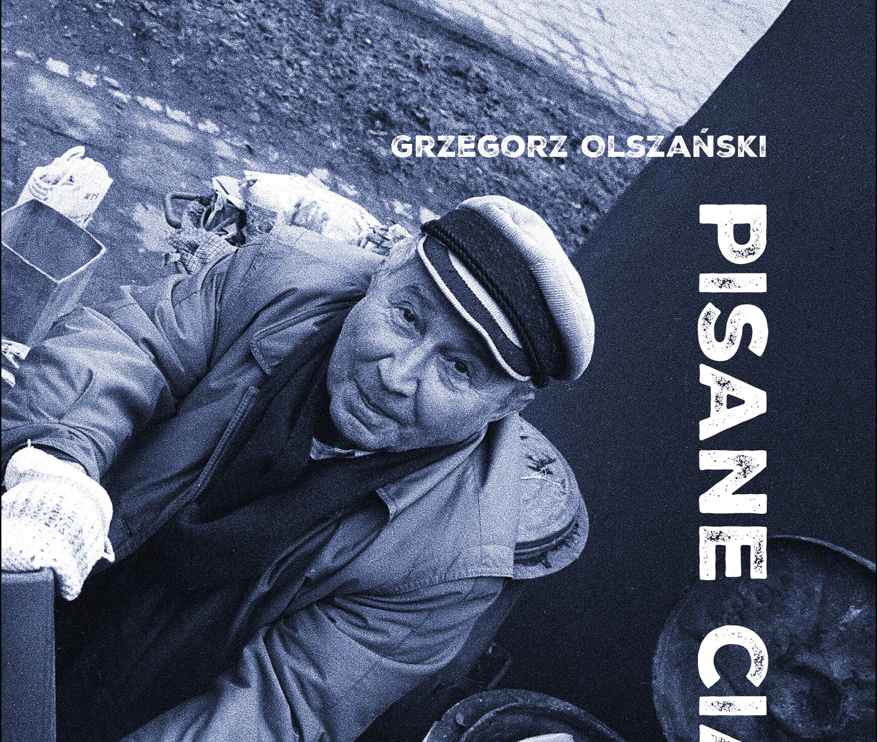okładka szaro-biała z mężczyzną