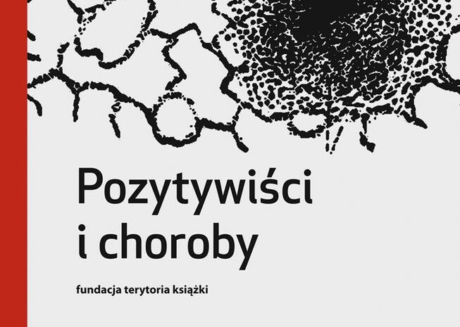ksiażka pozytywiści i choroby z czarno-białymi rysunkami