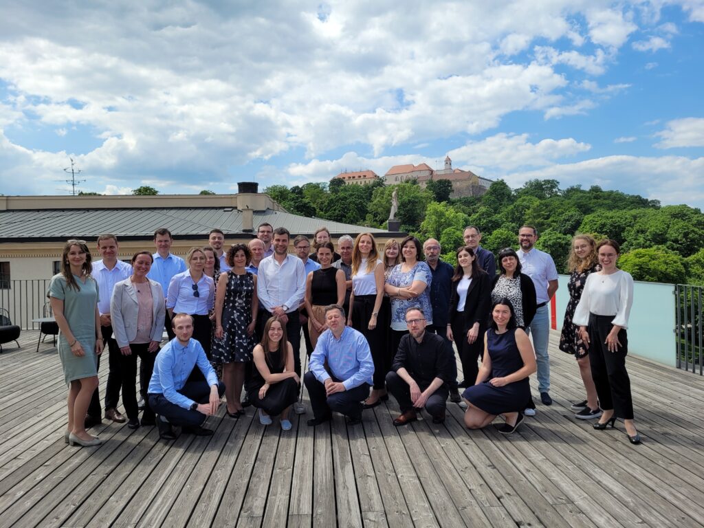 Representatives of the project partners at the kick-off meeting in Brno, fot. Zuzanna Neuve-Église