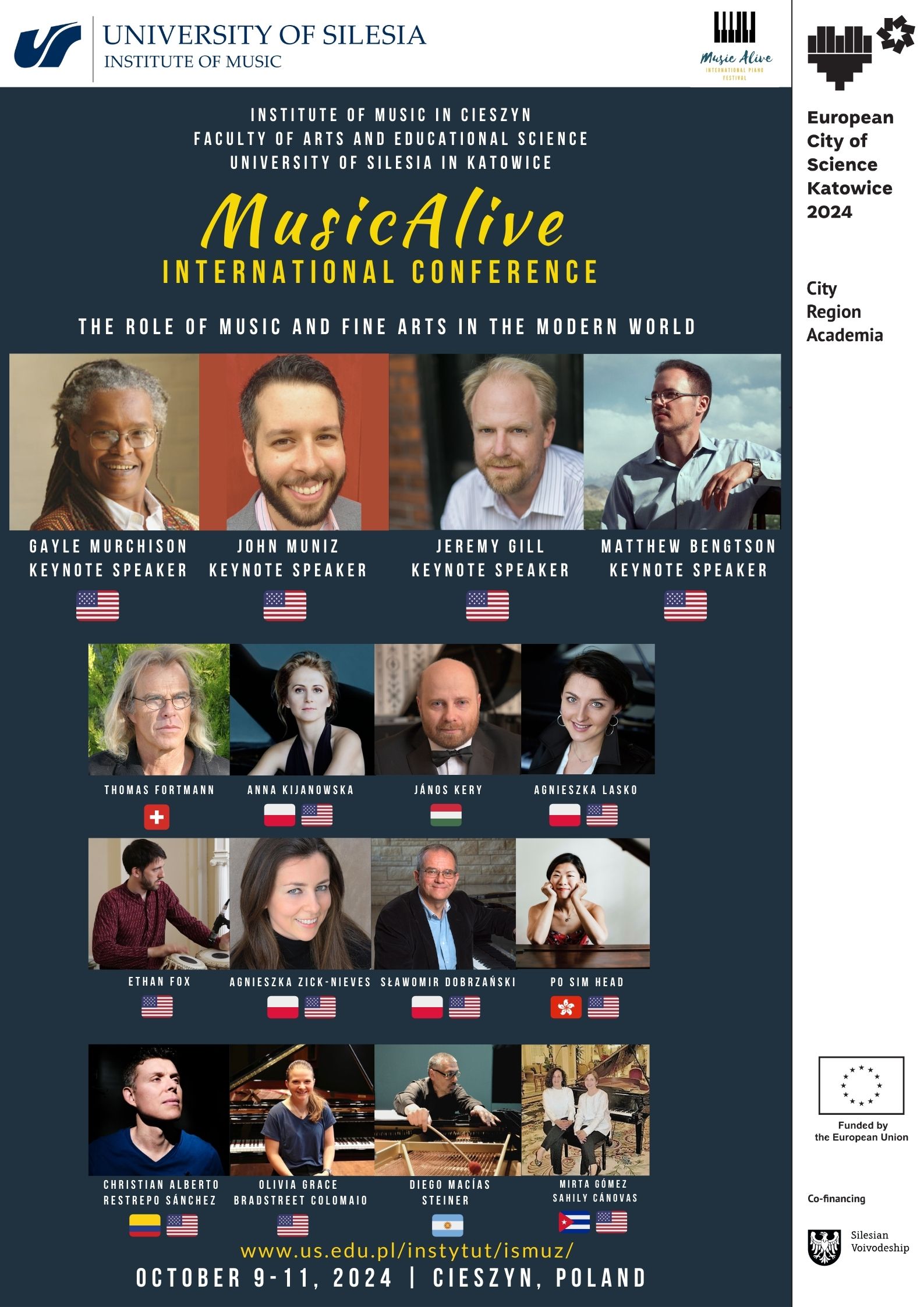 MusicAlive 2024 Conference poster