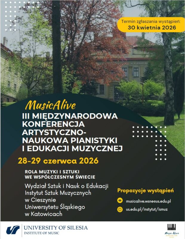 MusicAlive Konferencja Plakat PL