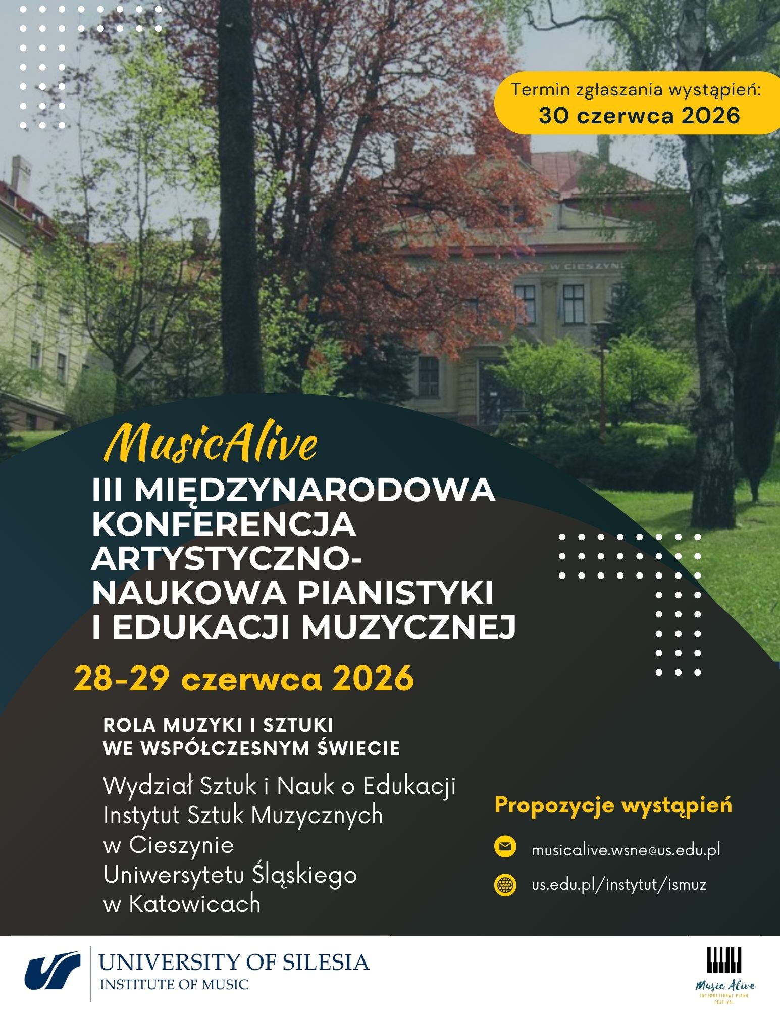 PL Konferencja MusicAlive Plakat