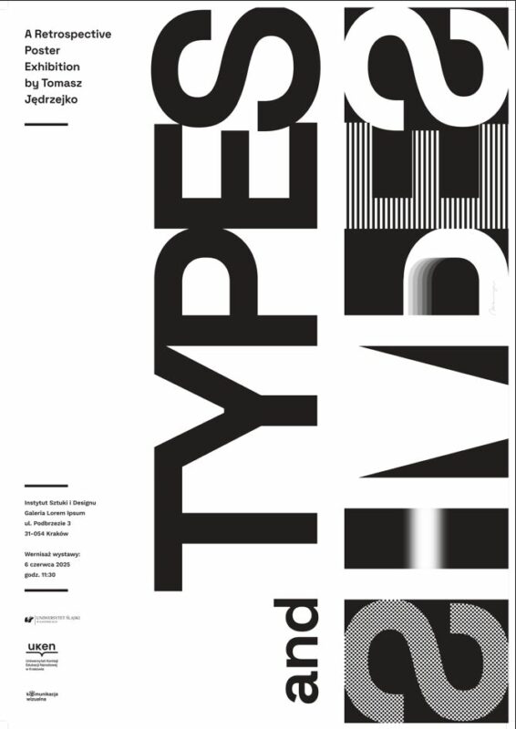 Wystawa „Types and Shapes” plakat