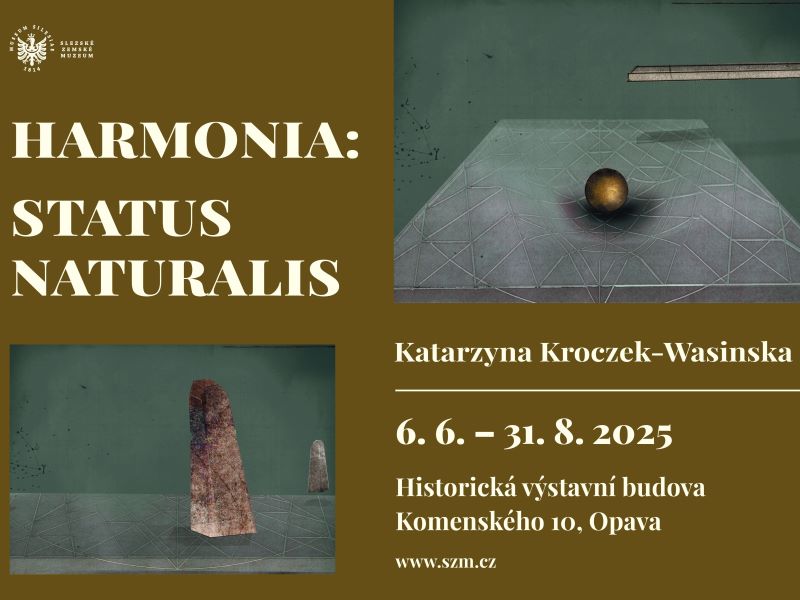 Harmonia. Status naturalis. Wystawa Katarzyny Kroczek-Wasińskiej -plakat