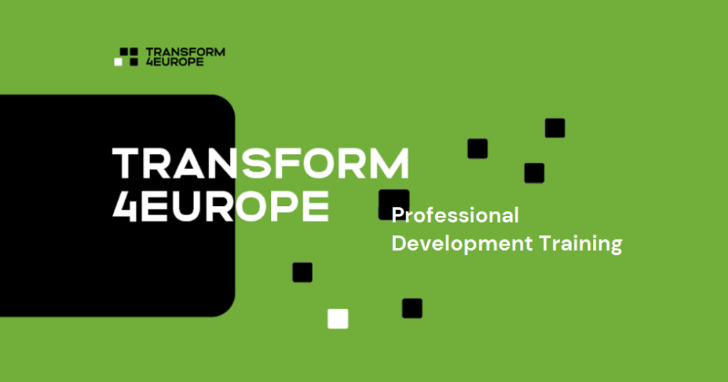 Transform4Europe professional development training