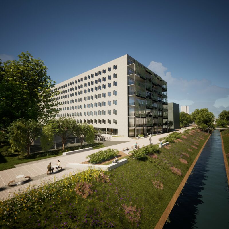wizualizacja Śląskiego Interdyscyplinarnego Centrum Chemii UŚ