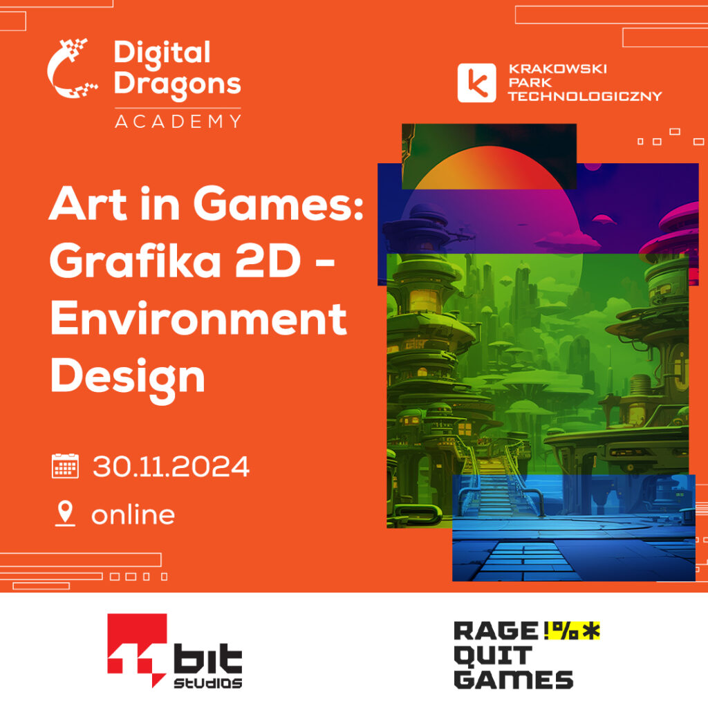 Webinar „Art in Games: Grafika 2D – Environment Design – Digital Dragons Academy 2024/2025”