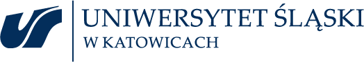 Logo Uniwersytetu Śląskiego.
