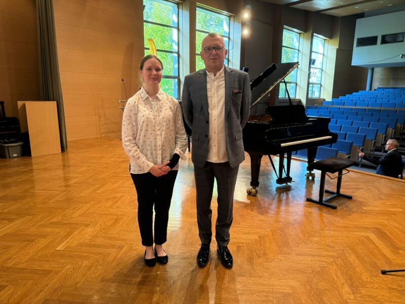 Yauheniya Kryval oraz dr hab. Wojciech Golec