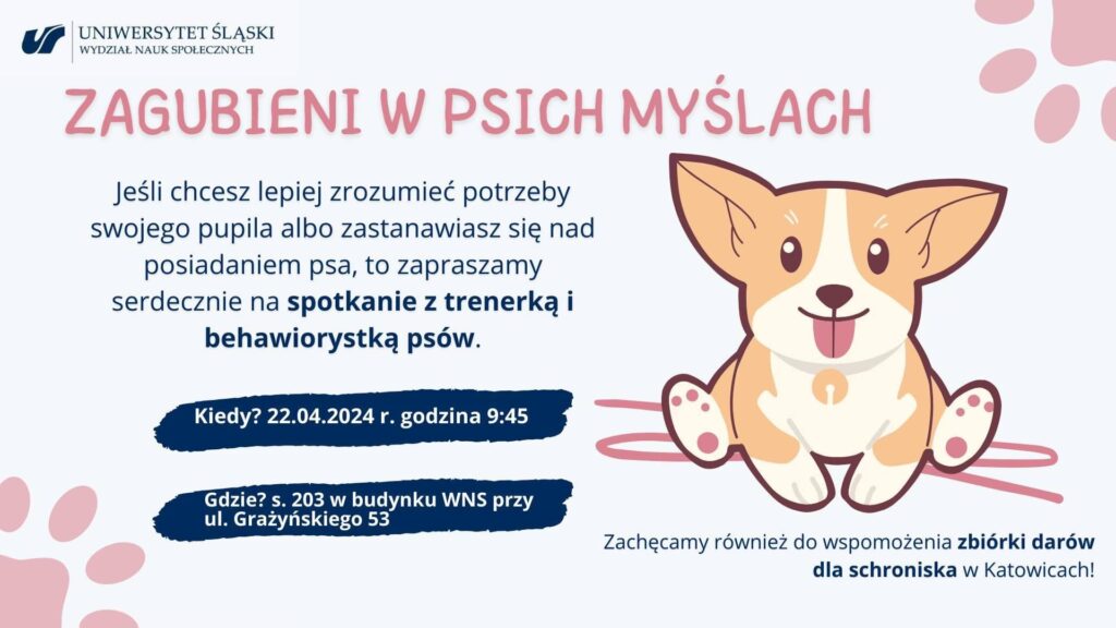 (Polski) Zagubieni w psich myślach – spotkanie oraz zbiórka dla bezdomnych zwierząt