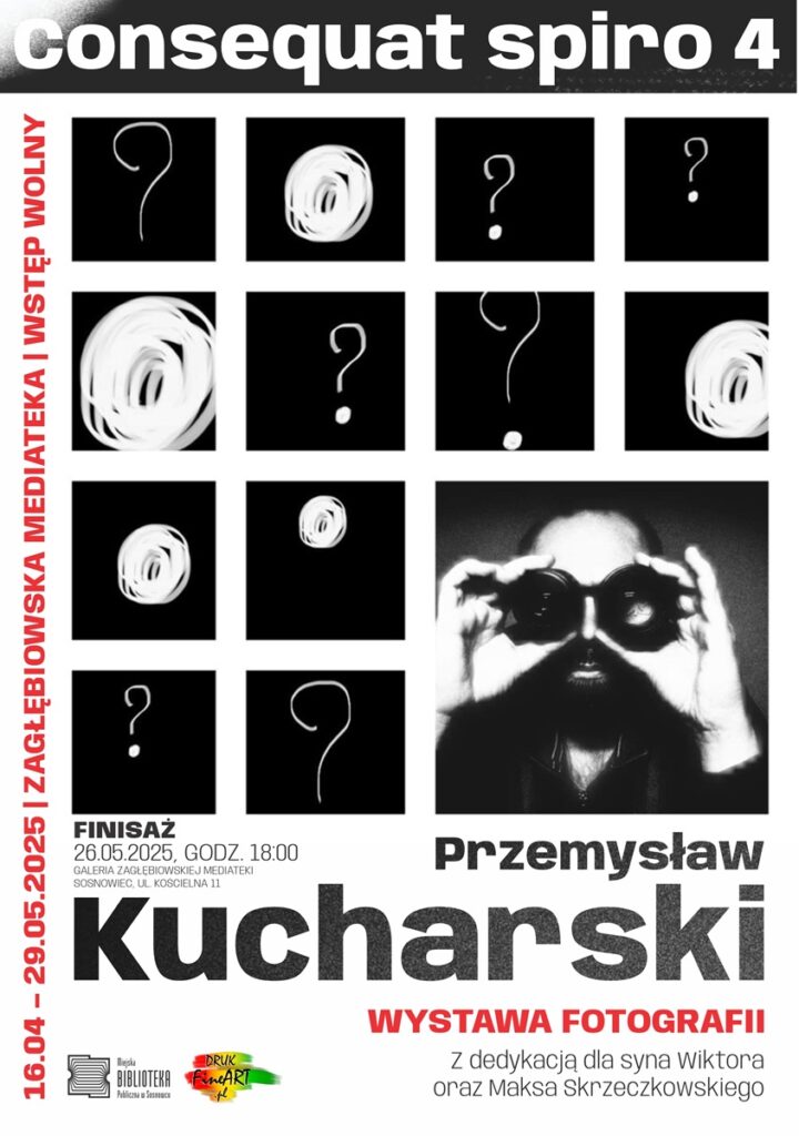 „Consequat spiro 4” – ikony polskiej fotografii i kultury w obiektywie Przemysława Kucharskiego
