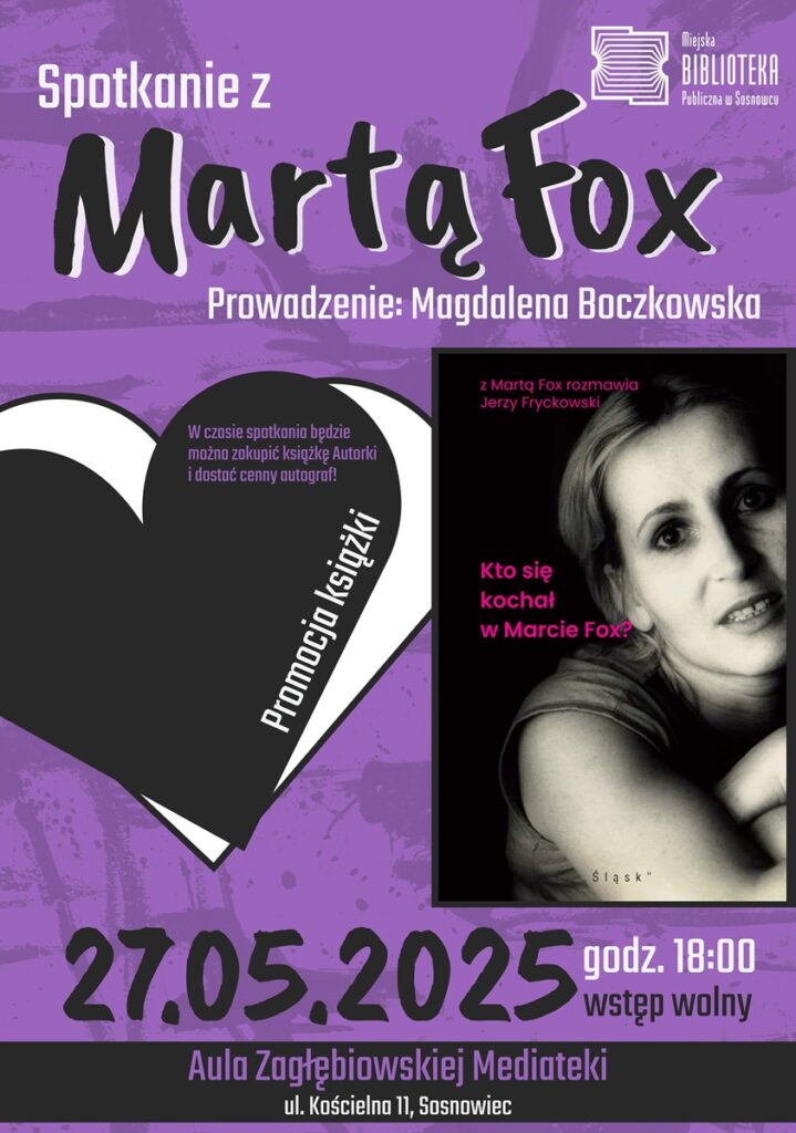 Spotkanie autorskie z Martą Fox
