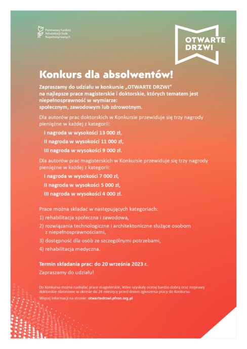 plakat informacyjny