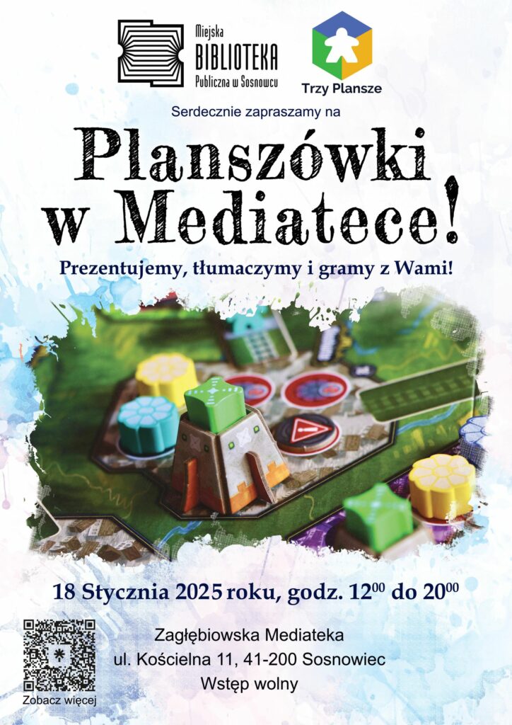 Planszówki w Mediatece! – Odkryj świat gier i baw się z nami!