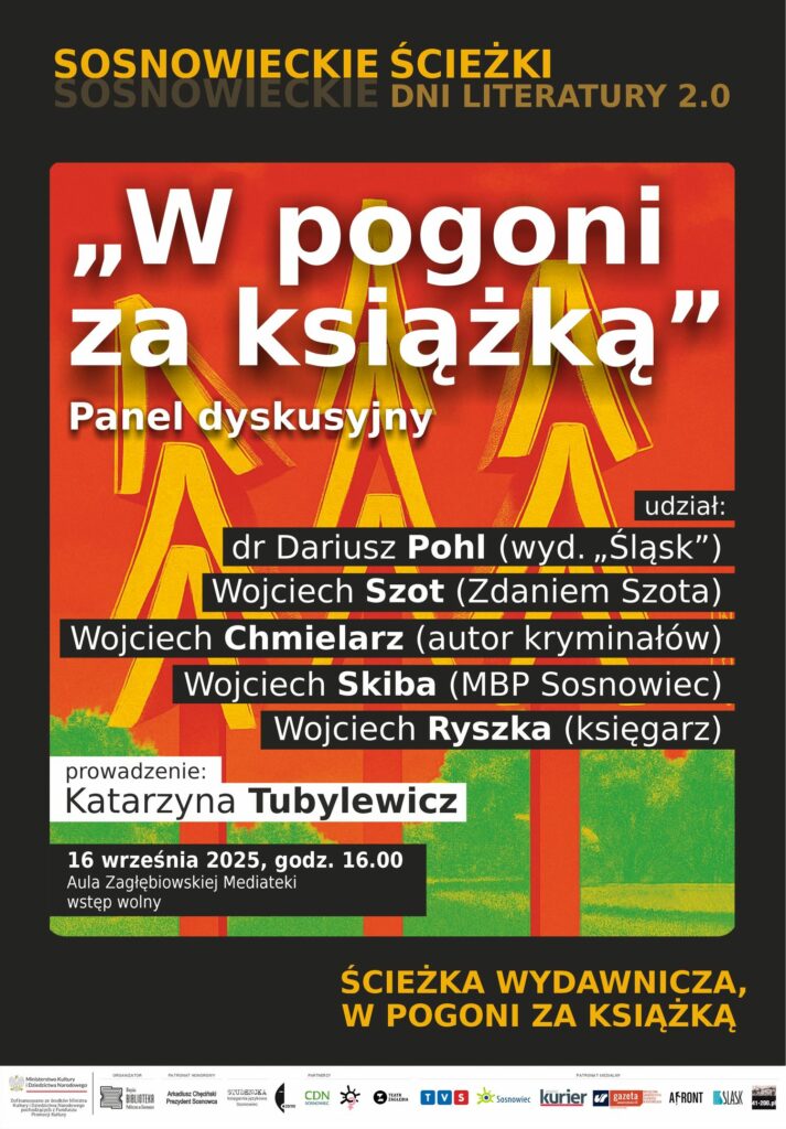 Panel „W pogoni za książką” – dyskusja o rynku książki w Zagłębiowskiej Mediatece