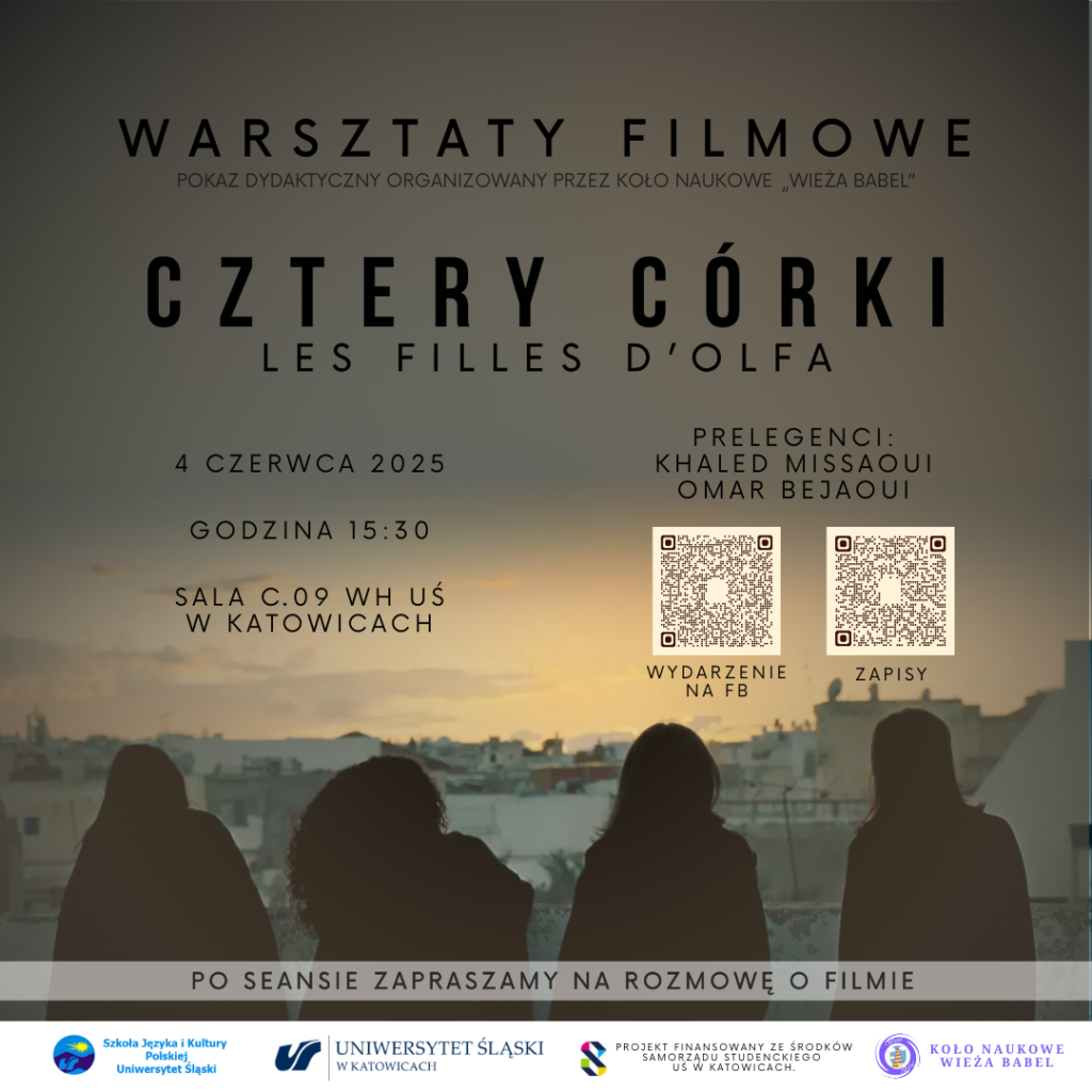 Warsztaty filmowe – pokaz filmu pt. „Cztery córki” połączony z prelekcją