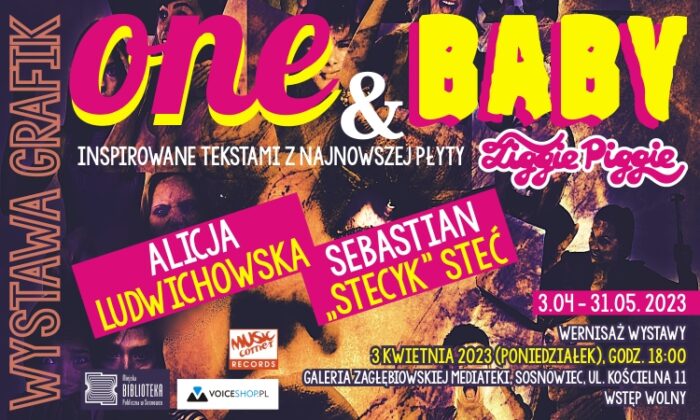 (Polski) „One & Baby” – wystawa grafik inspirowanych tekstami z najnowszej płyty Ziggie Piggie