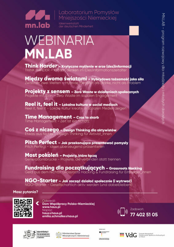 Plakat informacyjny.