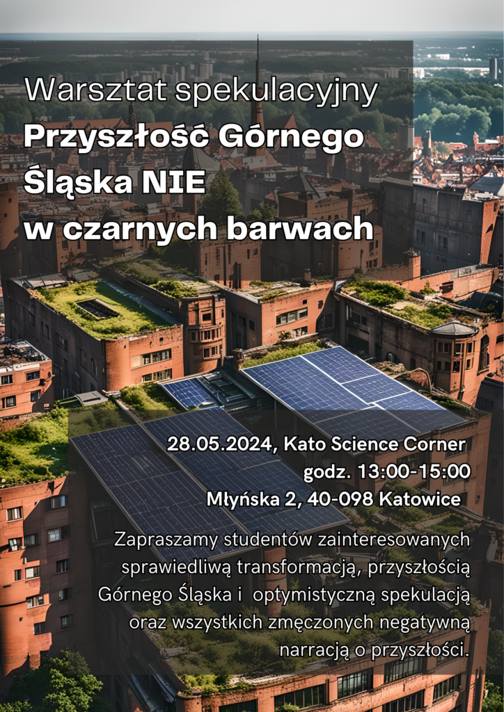 Warsztat spekulacyjny „Przyszłość Górnego Śląska NIE w czarnych barwach”