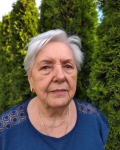 Na zdjęciu Pani Barbara Dziarmaga z Uniwersytetu Trzeciego Wieku