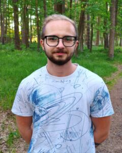 Na zdjęciu doktorant: Ari Nowacki