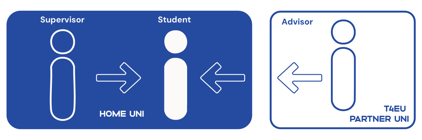grafika: Supervisor, student, Advisor