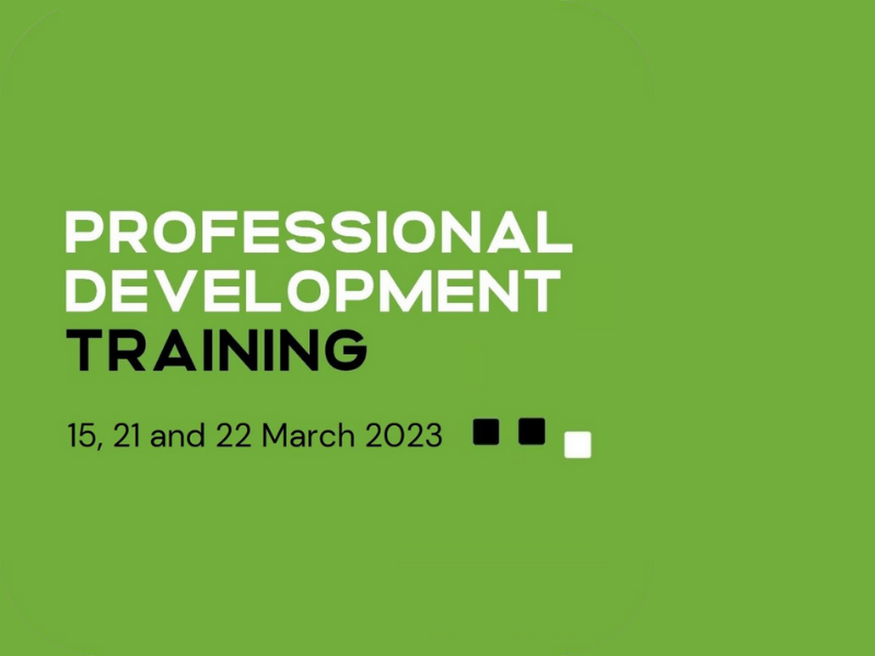 Professional Development Training, March 2023
