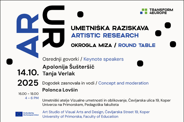 Graphics promoting RoundTable: Artistic Research