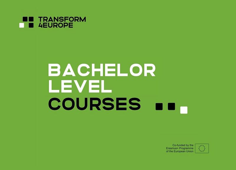 Transform4Europe bachelor level courses