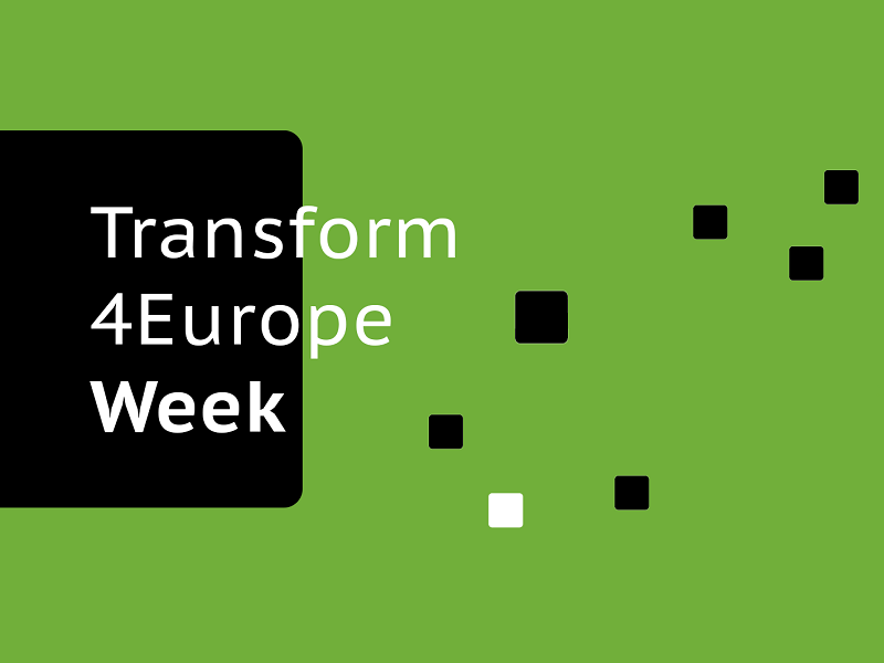 Napis Trasnform4Europe Week
