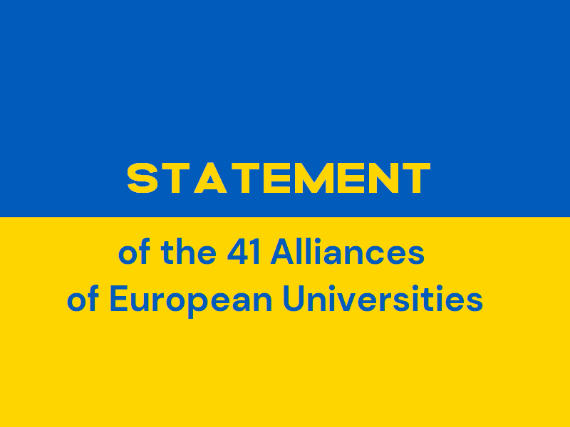 Statement of the 41 Alliances of European Universities