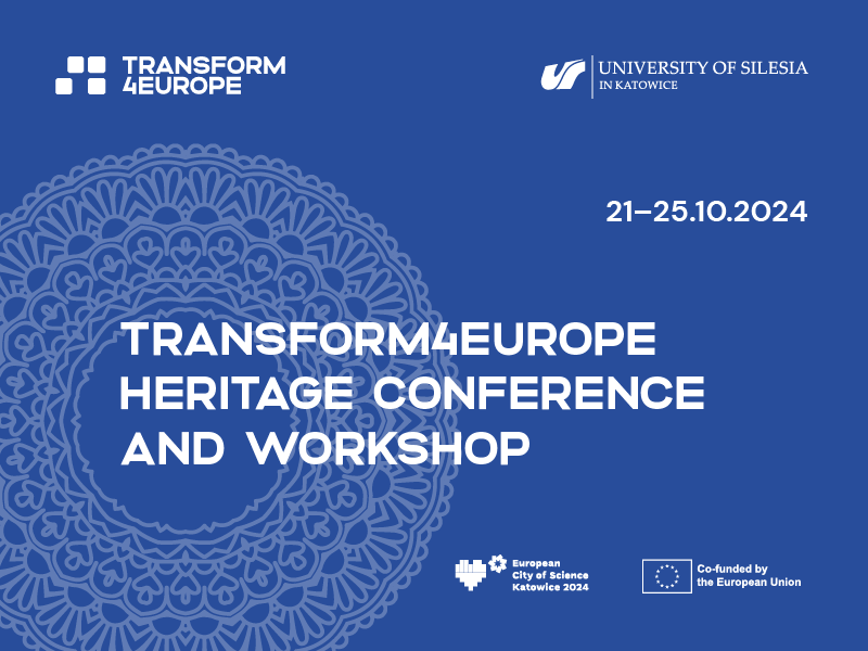 grafika promująca Transform4Europe Annual Heritage Conference