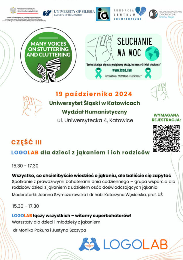 Plakat promujacy wydarzenie ISAD 2024 zawiera szczegółowy harmonogram