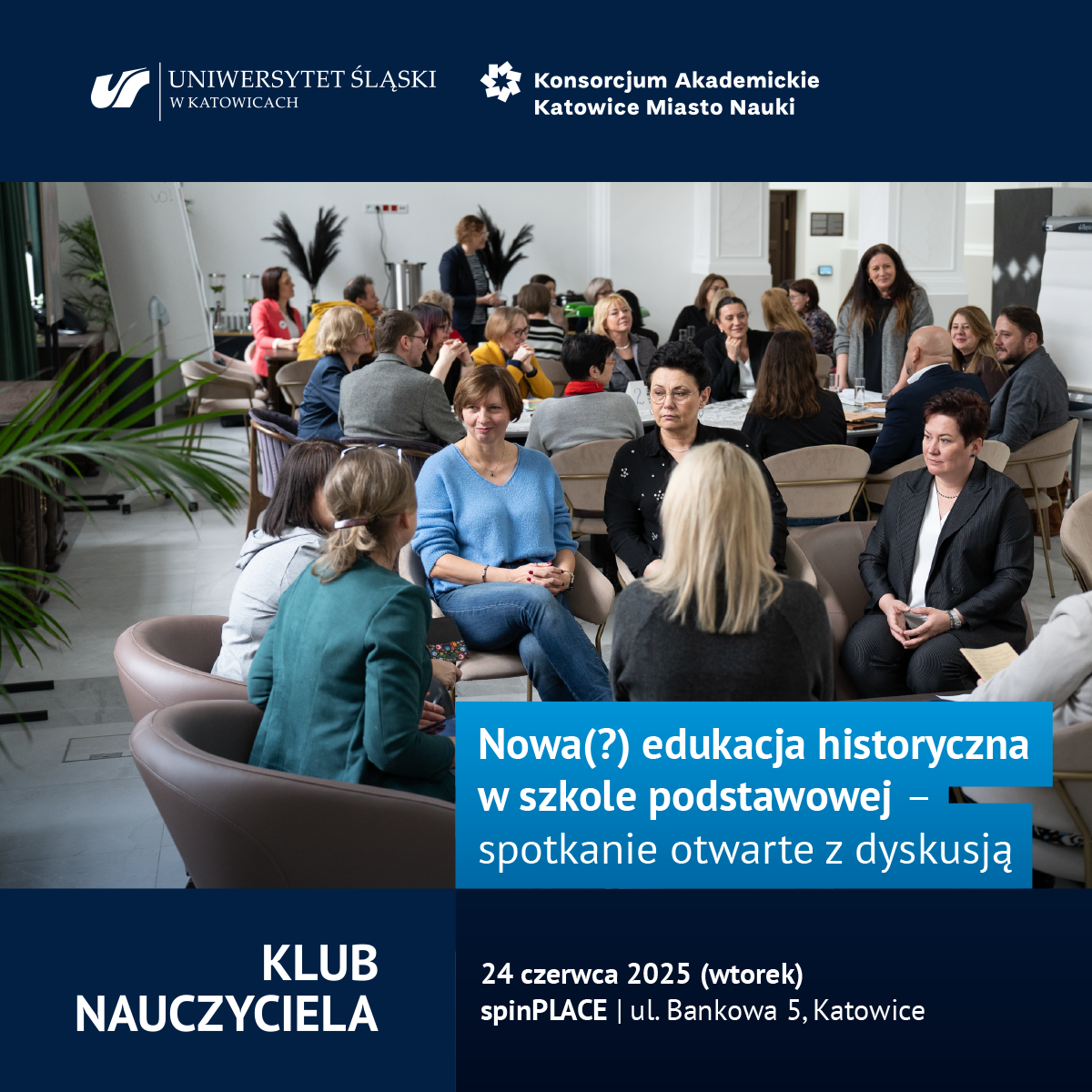 grafika wyróżniająca Klub Nauczyciela