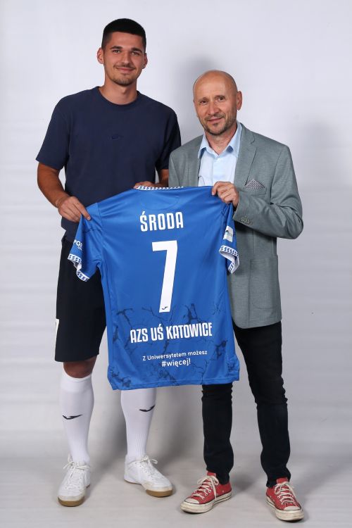 Prezes Fangor wraz z zawodnikiem Środą