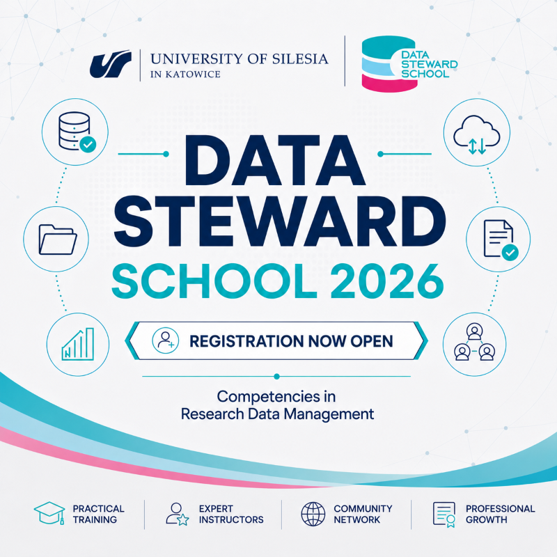 Grafika - Data Steward School 2026 Registration now open - Competencies in Resach Data Management