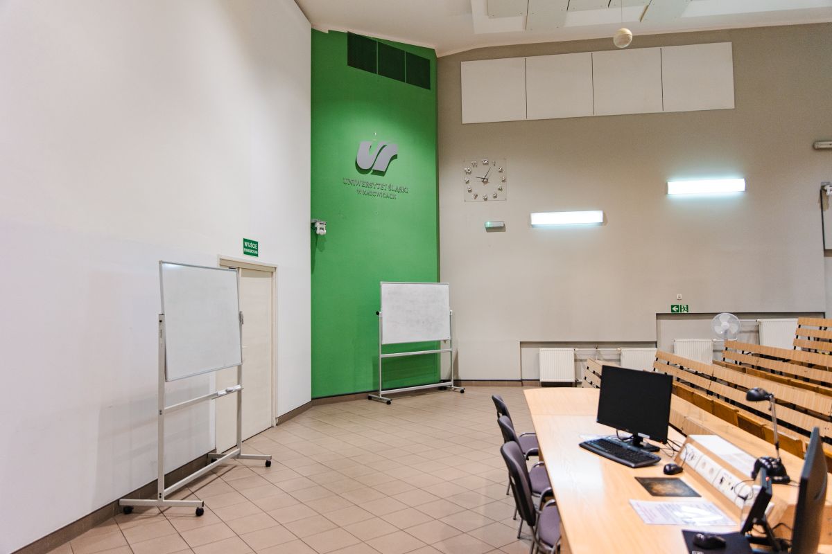 SU3A7759 aula na Wydziale Nauk Przyrodniczych w Katowicach (Bankowa 9)